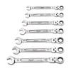 Milwaukee Tool 7pc SAE Flex Head Combination Wrenches 48-22-9429