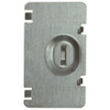 Raco Box Cover, Square Box Type, 1 Gang, Galvanized Steel, Flat Cover Type 701F
