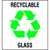 Brady Recycling Label,Recycling Glass,PK5 20638FLS