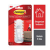 Command Hook, White, Plastic, 7/8 in D 17003