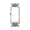 Wall Swtch, 1-Pole, 120/277V, 20A, Wht, Rockr