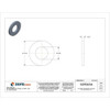 Flat Washer, For Screw Size 1-2" ,Steel Zinc Yellow Finish, 25 PK  HS-0500SAEHZYBAGGR