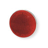 Grote Reflector, Sealed, Stick-On, Red, Dia 3 In 40062
