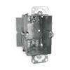 Electrical Box, 12.5 cu in, Switch Box Type, 1 Gang, Steel, Rectangular Shape