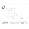 External Retaining Ring, Steel, Black Phosphate Finish, 5 PK  SHR-175ST PA