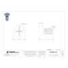 #12-24 x 1-2 in Phillips Flat Machine Screw, Zinc Plated Steel, 100 PK  U24670.021.0050