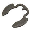 Rotor Clip External-E E-Clip, Steel, Black Phosphate Finish, 50 PK PO-62ST PA