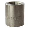1-2 in FNPT 316 Stainless Steel Cap, Class 3000, ASTM A182, ANSI B16.11  2TY77