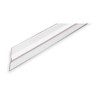Legrand Divider, 4000 Series, 1.53 in W, 0.062 in H, 60 in L, Ivory G4000D