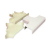 Tee, CableSmart 40N2 Series, 1 Channel, 8.56 in W, 2 in H, 12.937 in L, White