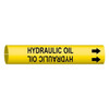 Brady Pipe Markr,Hydraulic Oil,1-1/2to2-3/8 In, 4199-B 4199-B