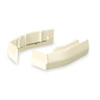 Legrand Raceway Base Seam Clip, 4 in W, 2 in H, 0.625 in L, White 40N2F05WH