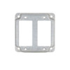 Box Cover, Square Box Type, 2 Gang, Galvanized Steel, GFCI Receptacle Cover Type  809C