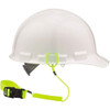 Ergodyne Coil Hard Hat Lanyard,Buckle,18in.L,Lime 3157
