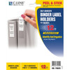 C-Line Products Binder Label Holder,Clear,3 5-8 " H,PK12 70025