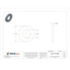 Flat Washer, Fits Bolt Size 3-8", Steel, Not Graded, Zinc Yellow Finish, 50 PK  HS-0375SAEHZYBAGGR