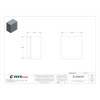 Electrical Enclosures, 1.6 in H, 2-1-2 in D, 2-1-2 in W, 4, Polycarbonate  BEN-10P
