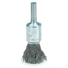 Weiler Crimped Wire End Wire Brush, Steel, 1-2" 96099