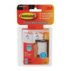Command Picture Hanger,White,Plastic,3 in D,PK3 17042