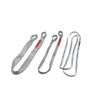 Lift-All Web Sling, Type 5, 3 ft L, 1 in W, Polyester, Silver EN1801TX3