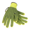 Cut Resistant Coated Gloves, Cut Level A2 ,Dotted ,PVC ,Dotted ,L 1 PR
