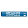 Brady Pipe MarkeCompressed AiBl,3/4to1-3/8 In 4034-A