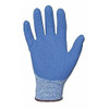 Coated Gloves, Nitrile, Textured, Palm, 4 Abrasion Level, Blue, M (8) 1 PR  11-920