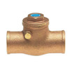 Milwaukee Valve 3/8" Sweat Low Lead Bronze Spring Check Valve UP1509 3/8