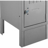 Tennsco Locker Front Base,Front,Gray,6"Hx12"W FB-12 GRAY