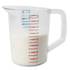 Rubbermaid Commercial Polycarbonate Measuring Cup,2 Quarts FG321700CLR