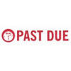 Accu-Stamp2 Microban Message Stamp, Past Due, 1-4" 038836