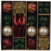 Holiday Wonderland 46ct Rd-Gld-Grn Ornament 9976496 956020