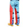 Deltaplus Chainsaw Chaps, Orange, Nylon, 39 in Length WELJE90239
