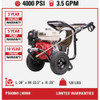 Simpson PowerShot 4000 psi 3.5 GPM Cold Water Professional Gas Pressure Washer PS60869 769503