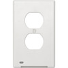 Westek LumiCover 1-Gang Plastic Nightlight Outlet Wall Plate, White LCF-CDO-W