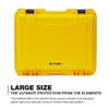 Nanuk Cases Yellow Protective Case, 19.8"L x 16"W x 7.6"D 930S-010YL-0A0