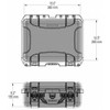 Nanuk Cases Orange Protective Case, 16.7"L x 13.4"W x 6.8"D 920S-010OR-0A0