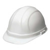Hard Hat, Omega II, Polyethylene, 6 Point Ratchet, Type 1, Class E, White