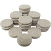 Super Sliders 3-4 In. Round Beige Felt Furniture Pads (20-Piece) 4718521SL 242723