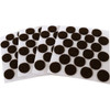 Super Sliders 3-8 In. Round Brown Felt Furniture Pads (84-Piece) 4729521SL 243406