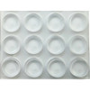 Super Sliders Gorilla Glue 1-2 In. Round Clear Furniture Wall Bumpers (12-Pack) 4215324BG 259854