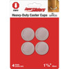 Super Sliders 1-13/16 In. Clear Round Furniture Leg Cup (4-Pack) 4679126SL