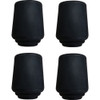 Super Sliders 7-8 In. Black Rubber Furniture Leg Tip (4-Pack) 4440521SL 256281