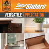 Super Sliders Gorilla Glue 3-4 In. Square Clear Furniture Wall Bumpers (24-Pack) 4218924BG 257977