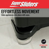 Super Sliders 3 In. Beige Round Cupper Furniture Sliders (4-Pack) 4703521SL 238784