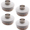 Super Sliders 1 In. Felt Tap-On Glides (4-Pack) 4263826SL 239279