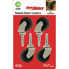 Super Sliders 1-5/8 In. Black Stem Caster (4-Pack) 4262626SL