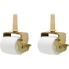 Super Sliders 2-1-8 In. White Bed Rollers with Brake (2-Pack) 4262426SL 233403