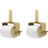 Super Sliders 2-1-8 In. White Bed Rollers with Brake (2-Pack) 4262426SL 233403