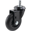 Shepherd Hardware 3 In. Black Rollerblade Stem Caster (5-Pack) 4122299LN 234034